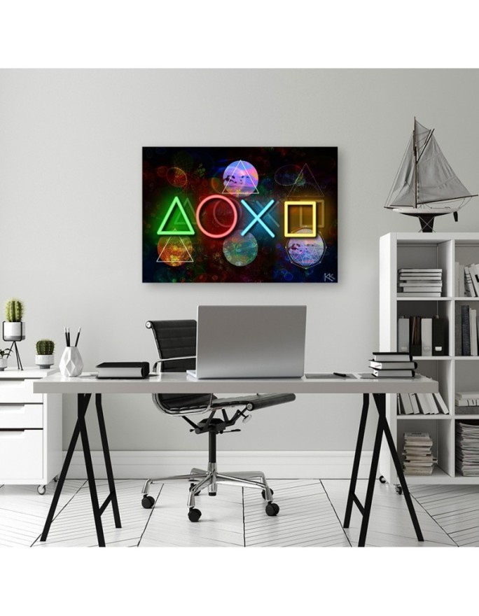 Canvas prints for a teenager's room - Game console | FEEBY