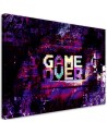 Wall art Canvas prints - Abstract Game Over lettering | FEEBY