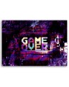 Wall art Canvas prints - Abstract Game Over lettering | FEEBY