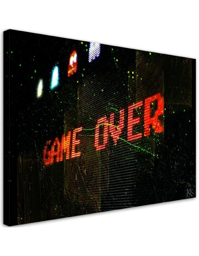 Canvas prints for teenager's room - Game Over for gamer | FEEBY