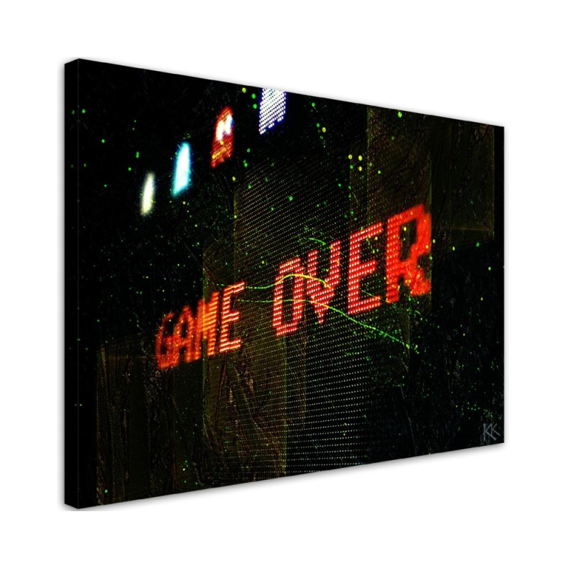 Canvas prints for teenager's room - Game Over for gamer | FEEBY