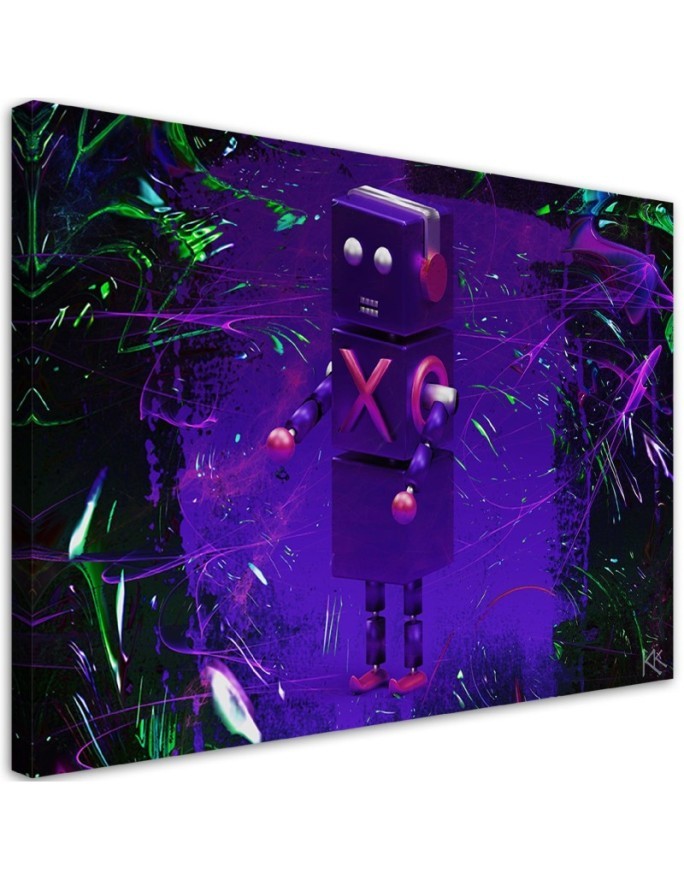 Canvas prints for teenager's room - Robot for gamer | FEEBY