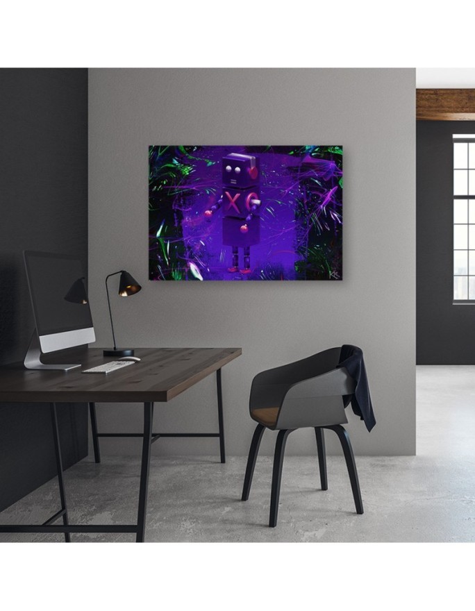 Canvas prints for teenager's room - Robot for gamer | FEEBY