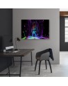 Canvas prints for a gamer - Neon Symbols Game Character | FEEBY