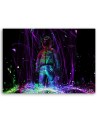Canvas prints for a gamer - Neon Symbols Game Character | FEEBY