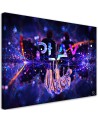 Canvas prints for a teenager's room - Neon sign Play | FEEBY