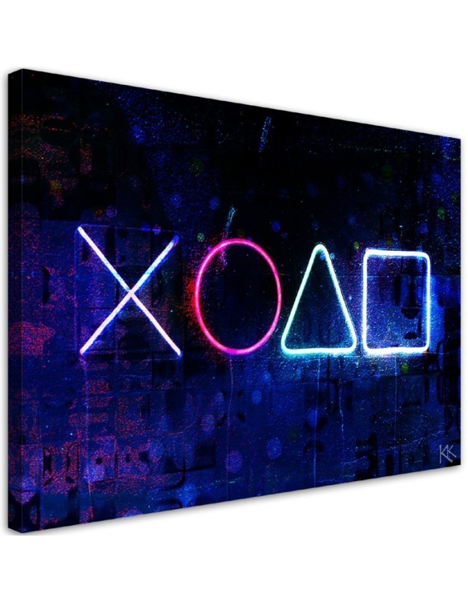 Canvas prints for a gaming room - Controller buttons | FEEBY