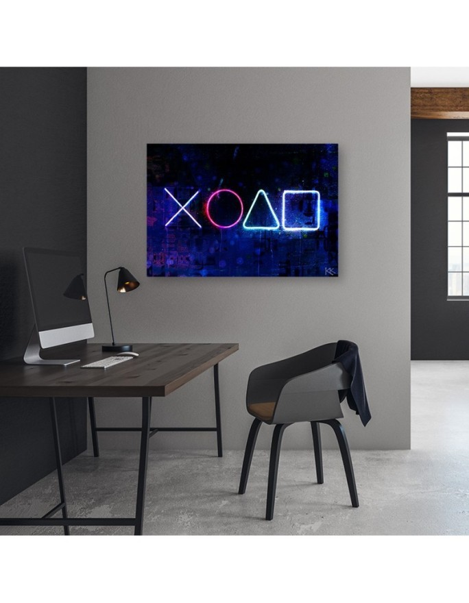 Canvas prints for a gaming room - Controller buttons | FEEBY