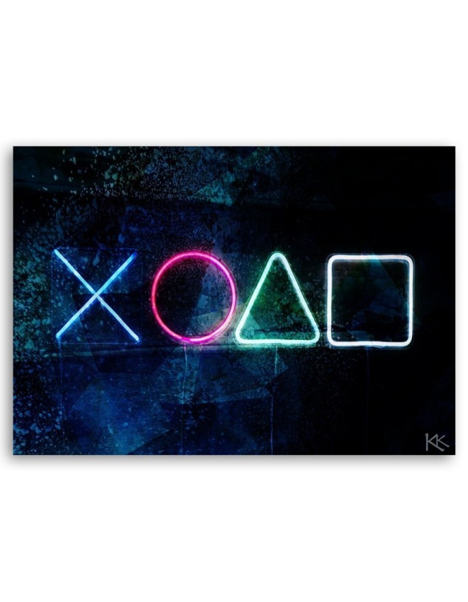 Canvas prints for a gamer's room - Game console | FEEBY
