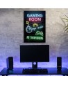 Canvas prints for young people - Gaming room caption | FEEBY