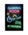 Canvas prints for young people - Gaming room caption | FEEBY