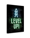 Canvas prints for gamer - Level up gaming caption | FEEBY