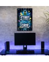 Canvas prints for teenager's room - Start game lettering for gamers | FEEBY