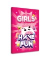 Canvas prints for a teenager's room - Gaming lettering for women | FEEBY