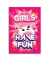 Canvas prints for a teenager's room - Gaming lettering for women | FEEBY