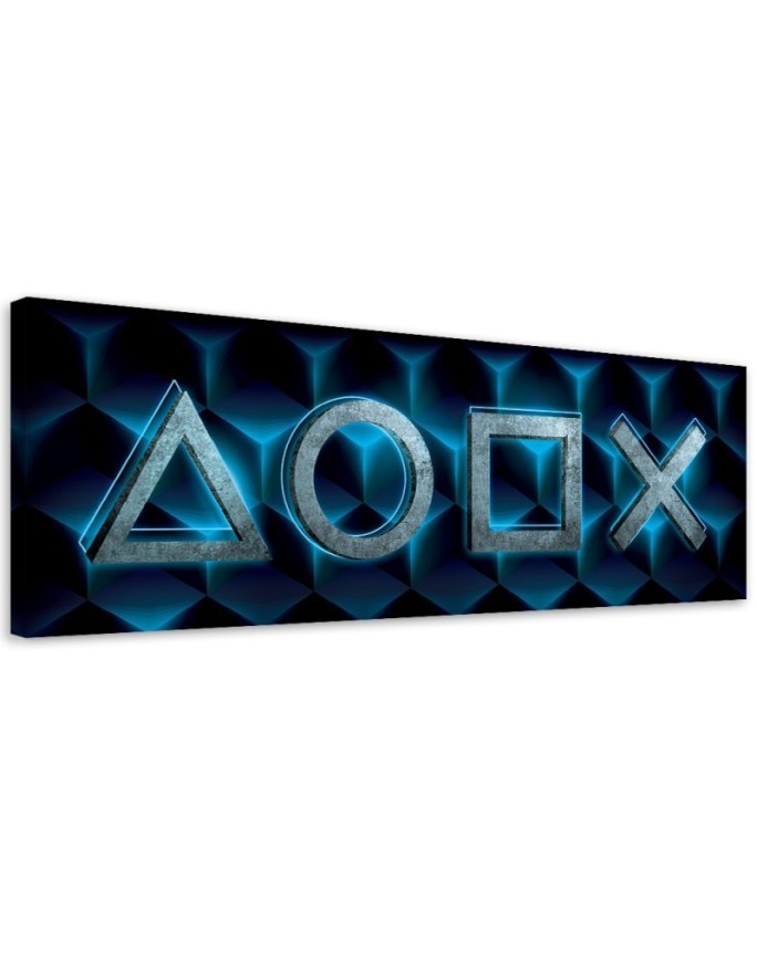 Canvas prints for a gamer's room - Gaming symbols | FEEBY