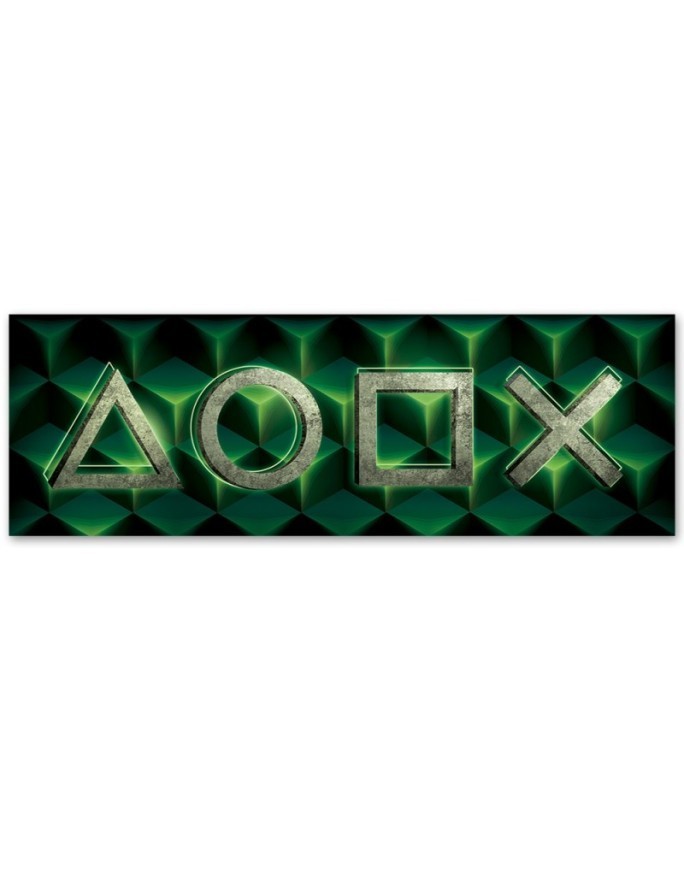 Gaming room Canvas painting - Symbols of the game | FEEBY