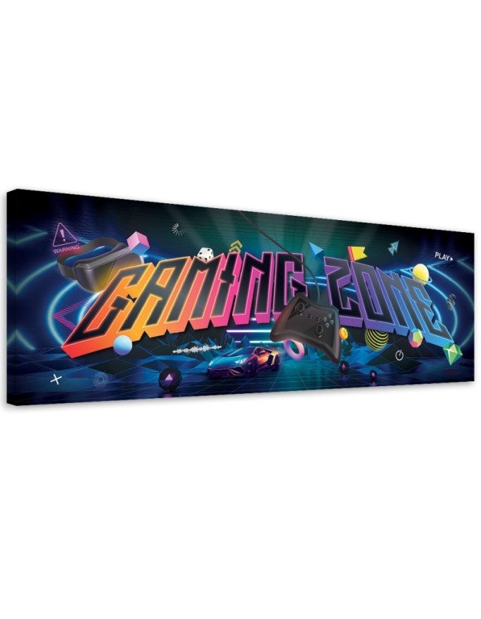 Wall mural - For gamers - gaming zone lettering | FEEBY