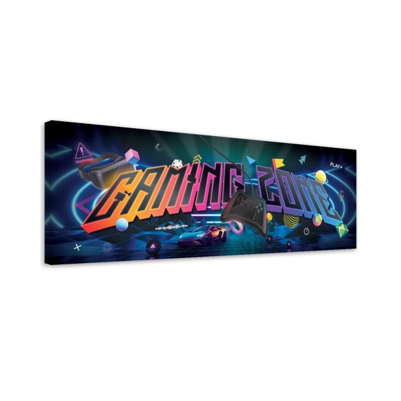 Wall mural - For gamers - gaming zone lettering | FEEBY