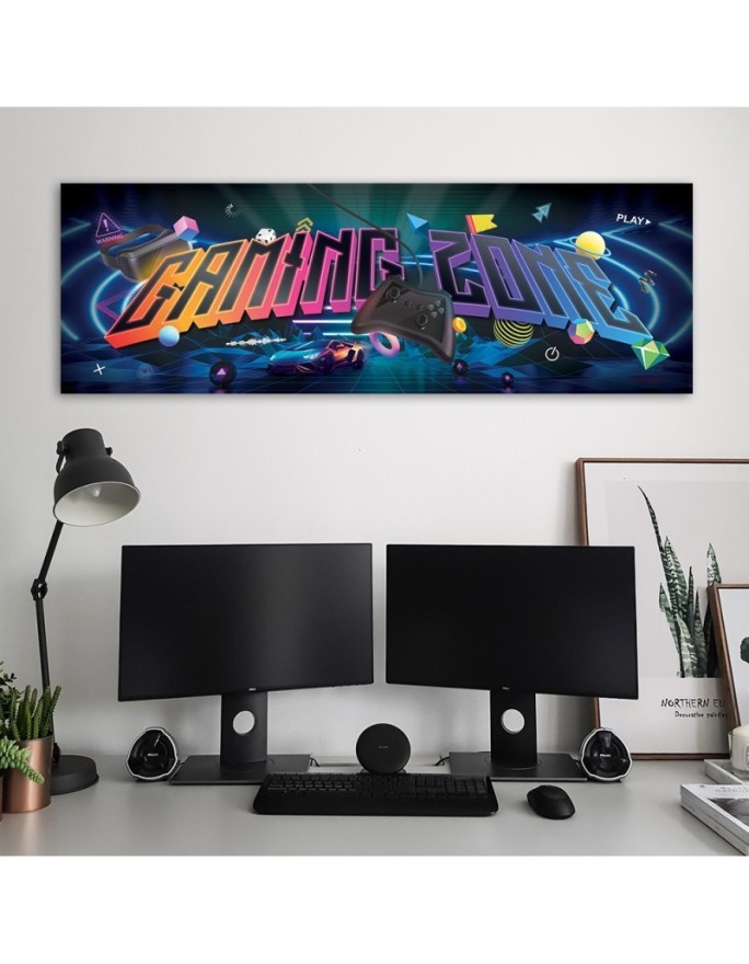 Wall mural - For gamers - gaming zone lettering | FEEBY