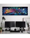 Wall mural - For gamers - gaming zone lettering | FEEBY