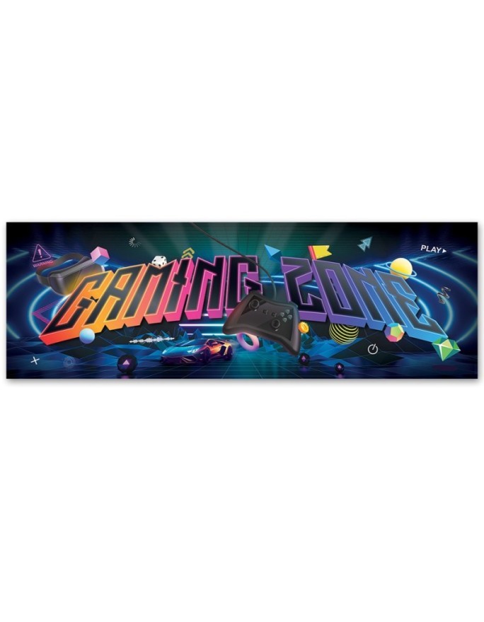 Wall mural - For gamers - gaming zone lettering | FEEBY