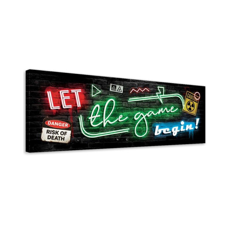 Wallpapers - Neon gaming inscription | FEEBY