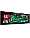 Wallpapers - Neon gaming inscription | FEEBY