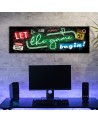 Wallpapers - Neon gaming inscription | FEEBY
