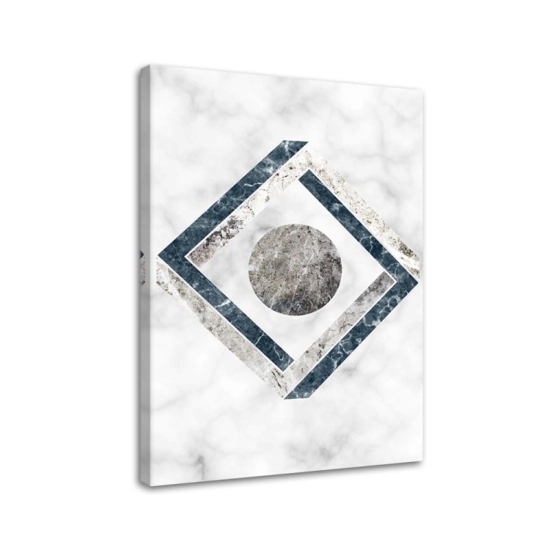 Designer Canvas prints for the living room - Geometric abstraction | FEEBY