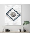 Designer Canvas prints for the living room - Geometric abstraction | FEEBY
