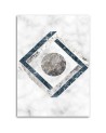 Designer Canvas prints for the living room - Geometric abstraction | FEEBY