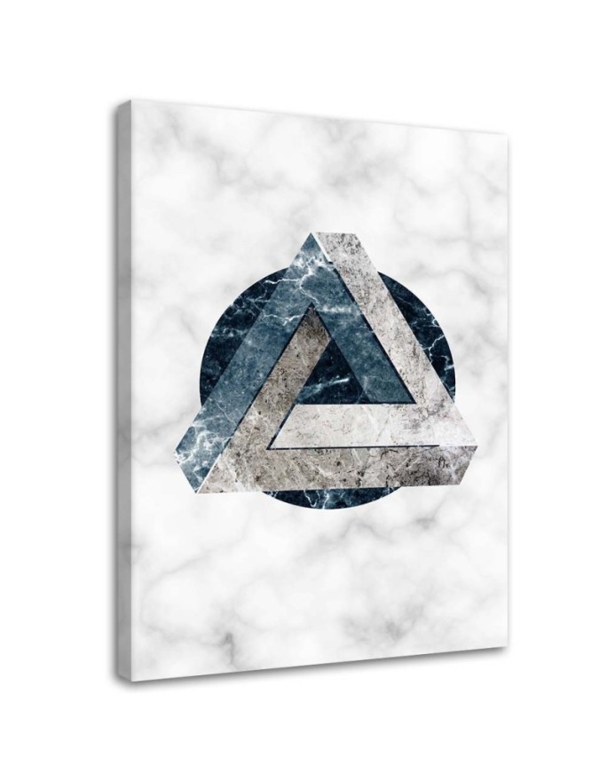 Modern Canvas paintings for living room - Geometric abstraction marble | FEEBY