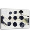 Wall Canvas painting - Abstract circles for office | FEEBY