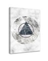 Wall Canvas painting - Geometric figures marble | FEEBY