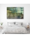 Canvas prints for modern living room - Green abstraction | FEEBY