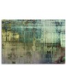 Canvas prints for modern living room - Green abstraction | FEEBY