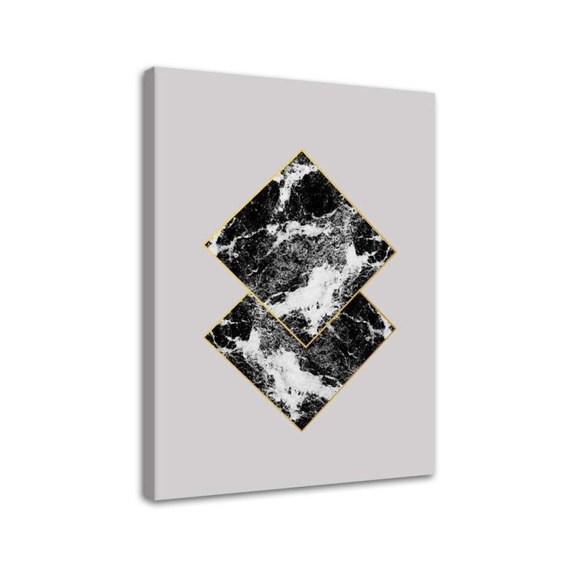 Canvas paintings - Composition of squares | FEEBY