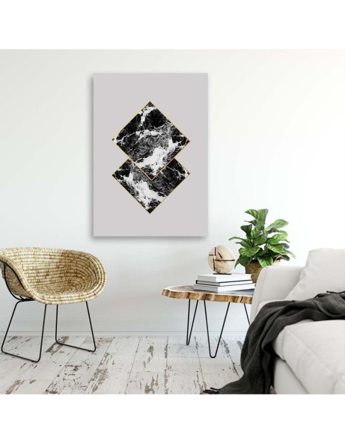 Canvas paintings - Composition of squares | FEEBY