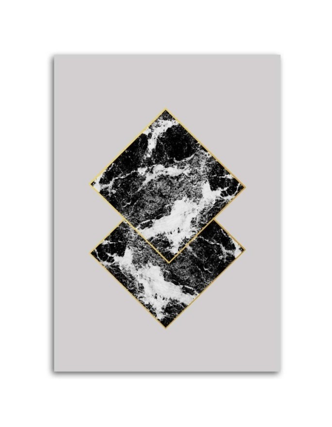Canvas paintings - Composition of squares | FEEBY