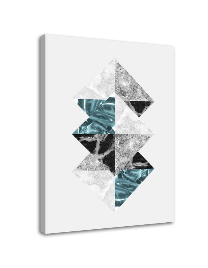 Printed office picture - Composition of rhombuses | FEEBY