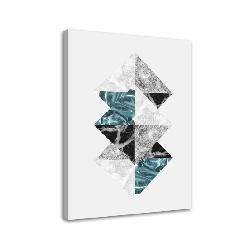 Printed office picture - Composition of rhombuses | FEEBY