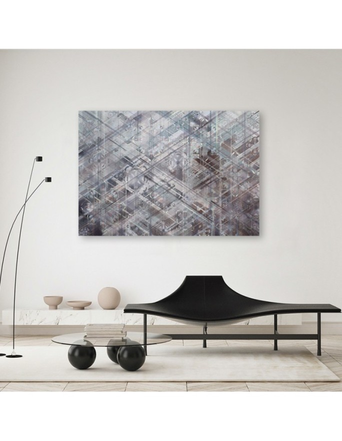 Printed pictures for living room - Abstract geometric shapes | FEEBY