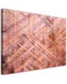Prints on Canvas living room picture - Mosaic geometric shapes | FEEBY