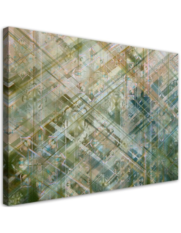 Prints on canvas for living room - Abstract geometric shapes | FEEBY