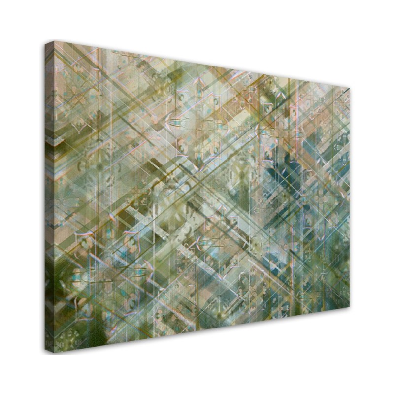 Prints on canvas for living room - Abstract geometric shapes | FEEBY