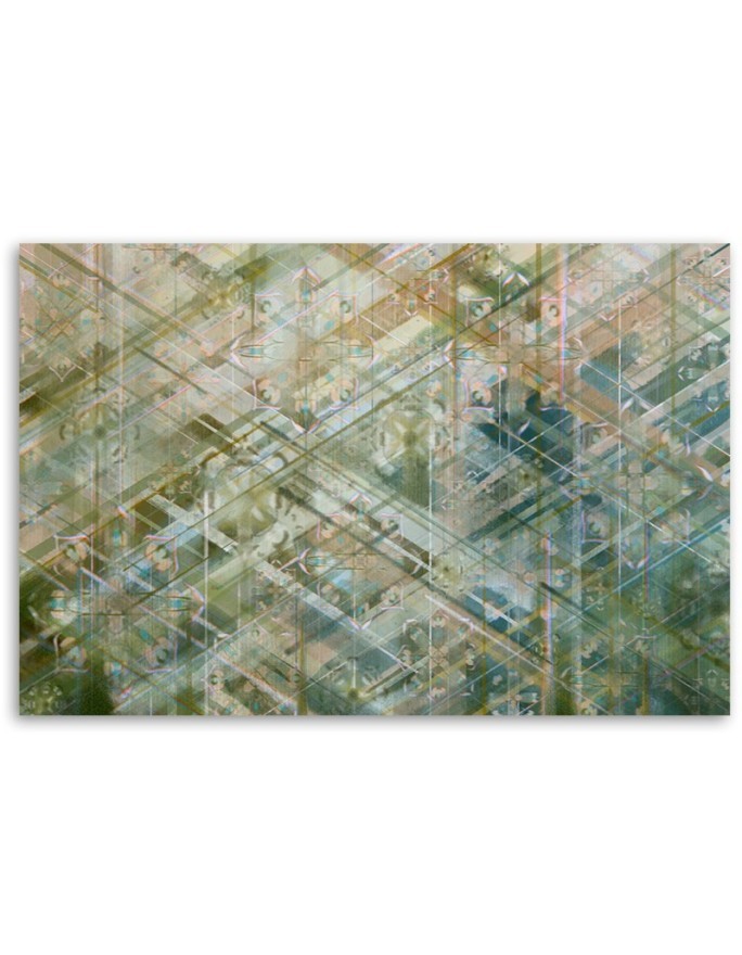 Prints on canvas for living room - Abstract geometric shapes | FEEBY