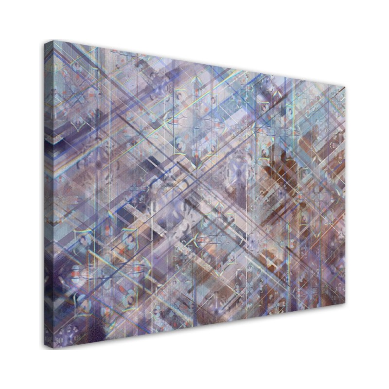 Printed pictures on Canvas for living room - Abstract geometric shapes | FEEBY