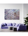 Printed pictures on Canvas for living room - Abstract geometric shapes | FEEBY