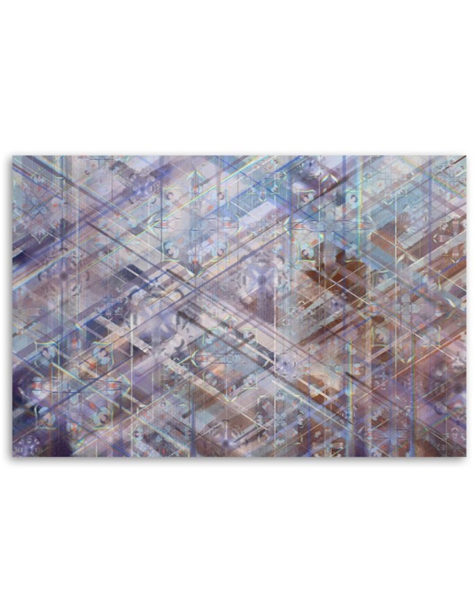 Printed pictures on Canvas for living room - Abstract geometric shapes | FEEBY